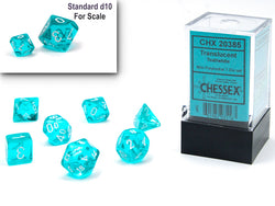 Chessex 7 Piece Mini Polyhedral Dice Set