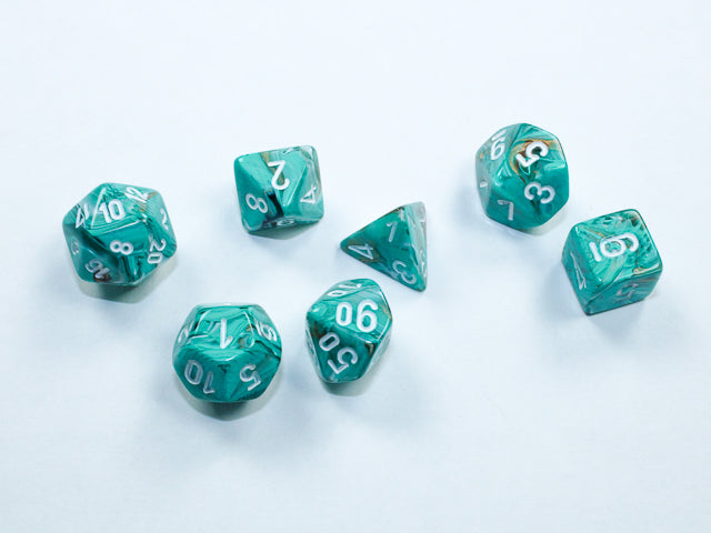 Chessex 7 Piece Mini Polyhedral Dice Set