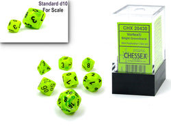 Chessex 7 Piece Mini Polyhedral Dice Set