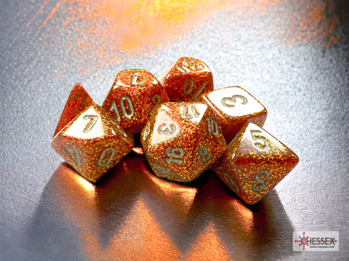 Chessex 7 Piece Mini Polyhedral Dice Set