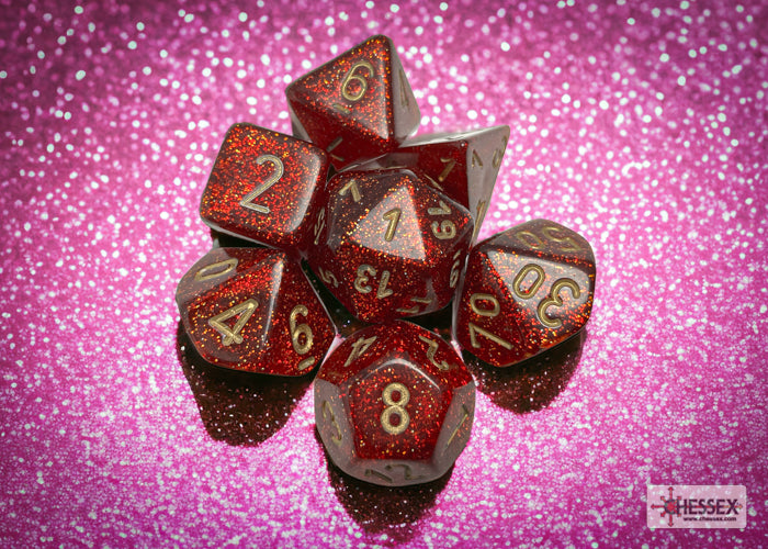 Chessex 7 Piece Polyhedral Dice Set