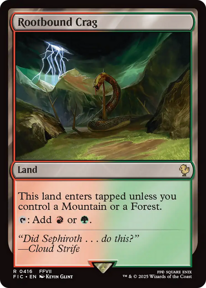 Rootbound Crag [FINAL FANTASY Commander]