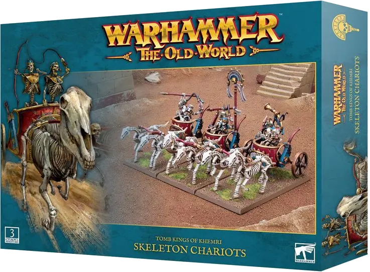 Warhammer Old World - TOMB KINGS OF KHEMRI SKELETON CHARIOTS