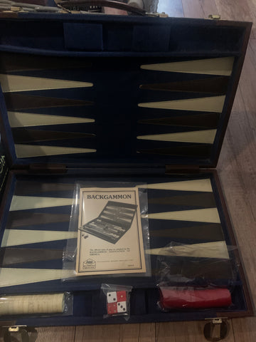 Vintage backgammon set