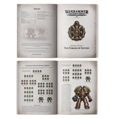 Horus Heresy - Journal Tactica - The Forges of Saturn