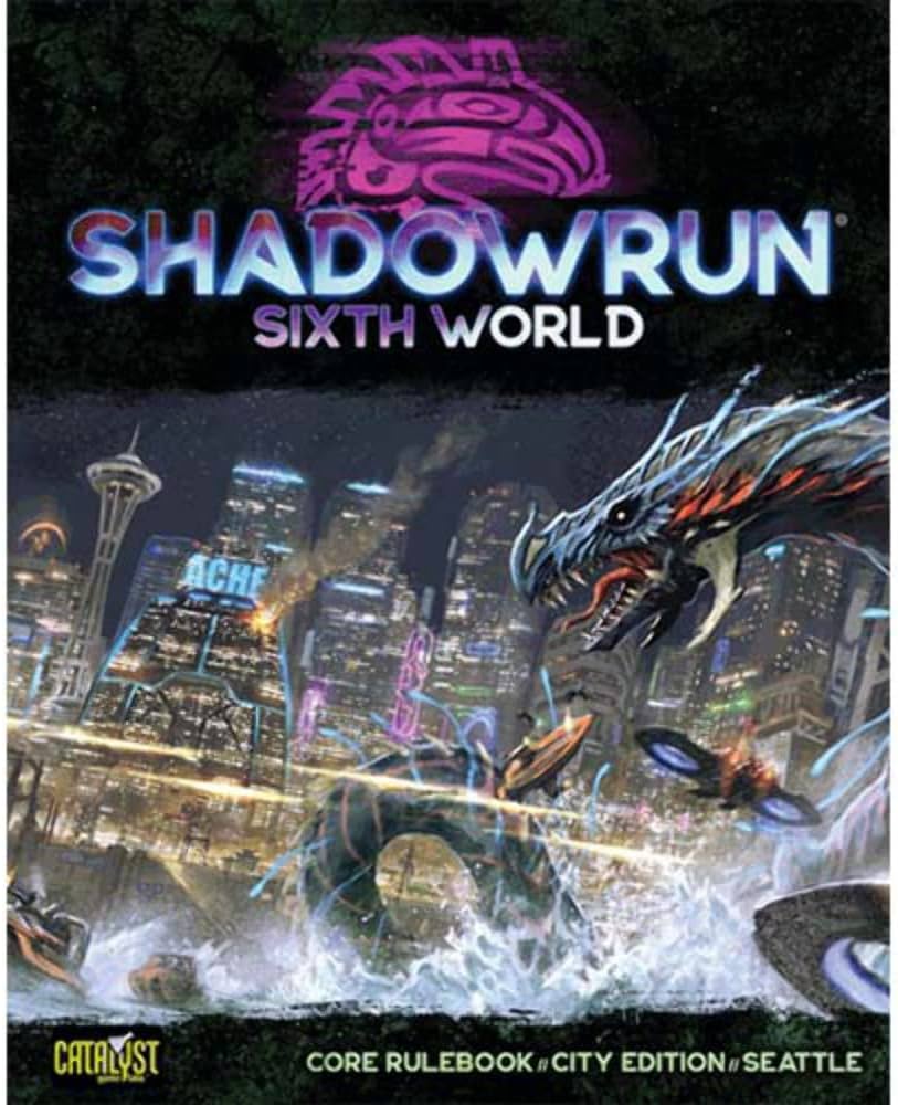 Shadowrun 6th Edition - Core Rulebook (Seattle)