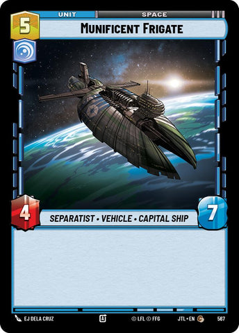 Munificent Frigate (Foil) (567) [Jump to Lightspeed]