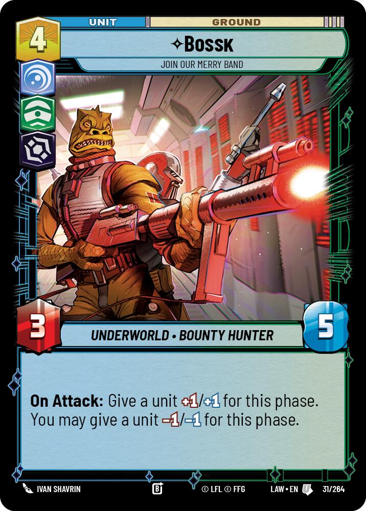 Bossk - Join Our Merry Band (31/264) (31/264) [A Lawless Time]