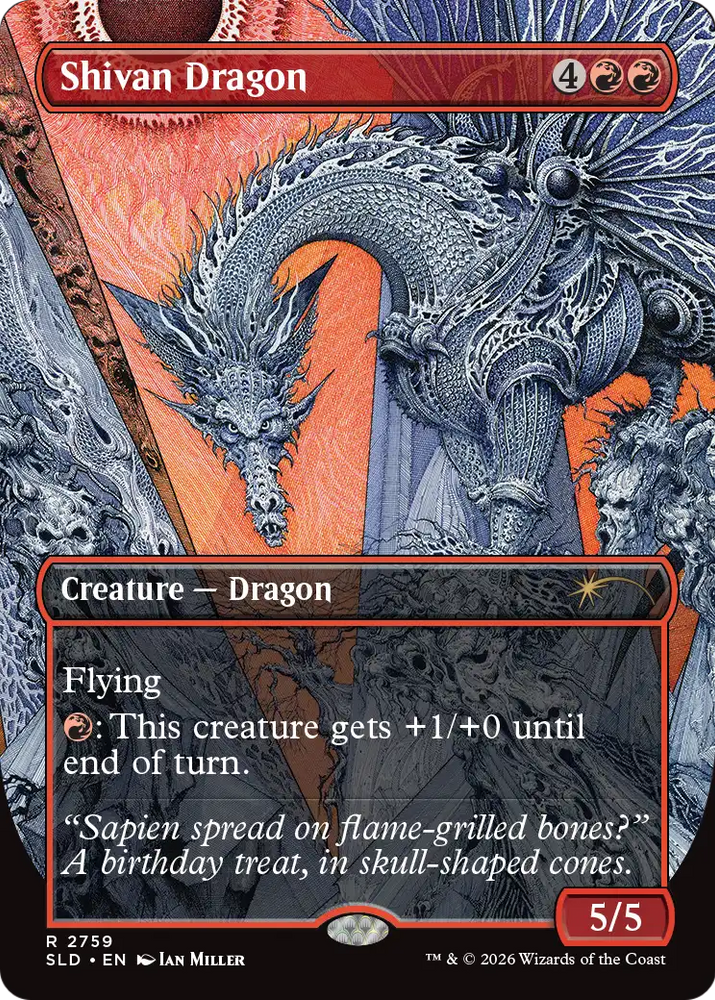 Shivan Dragon (2759) [Secret Lair Drop Series]