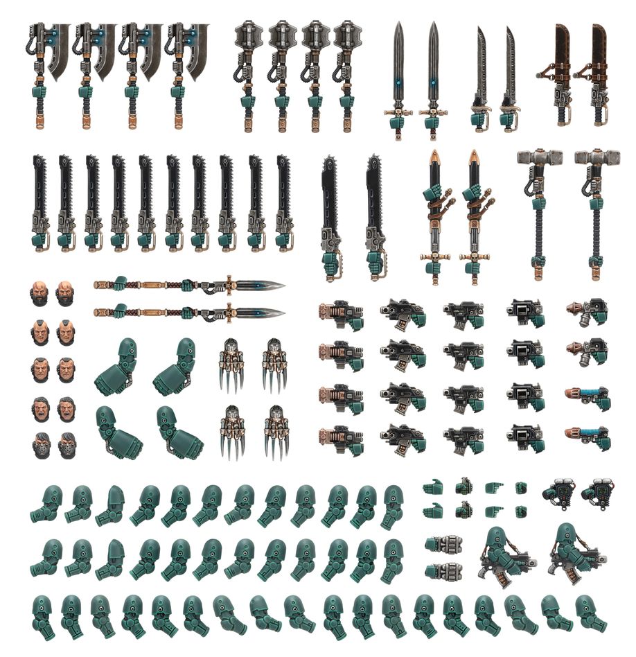 Horus Heresy - Legion Astartes - Melee Weaponws Upgrade Set