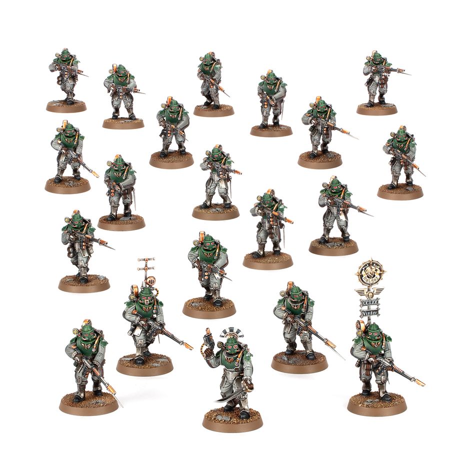 Warhammer Horus Heresy - Solar Auxilia Lasrifle Section