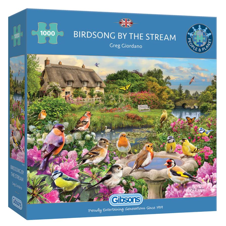 Puzzle - 1000 pcs - Birdsong by the Stream (EN)