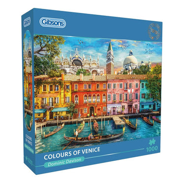 Puzzle - 1000 pcs - Colours of Venice (EN) Double-tap and hold to zoom. Gibsons - North American ExclusiveGibsons - North American Exclusive Puzzle - 1000 pcs - Colours of Venice