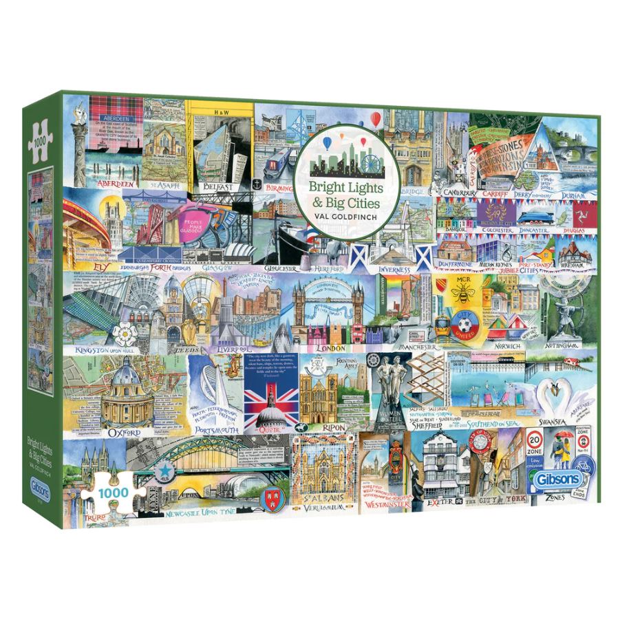 Puzzle - 1000 pcs - Bright Lights & Big Cities