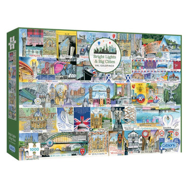 Puzzle - 1000 pcs - Bright Lights & Big Cities