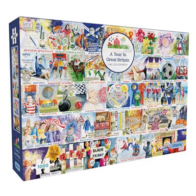 Puzzle - 1000 pcs - A Year in Great Britain