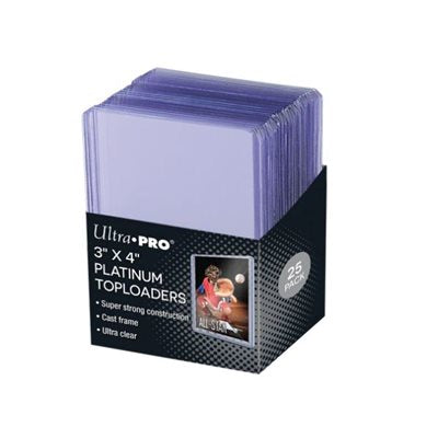 Ultra Pro: Sleeves: Platinum Toploader: 3" x 4": Clear (25ct)