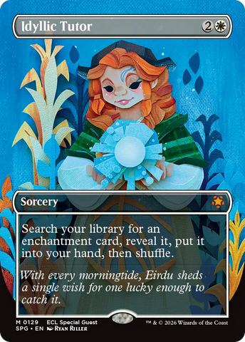 Idyllic Tutor (Borderless) [Lorwyn Eclipsed Special Guests]