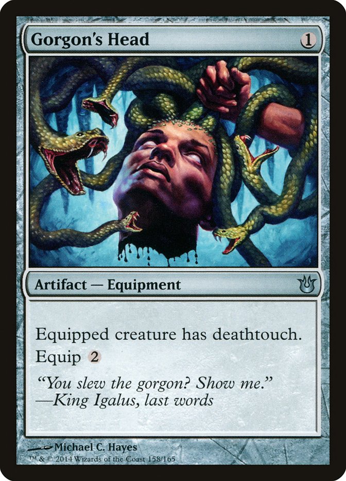 MTG - BNG - Gorgon's Head