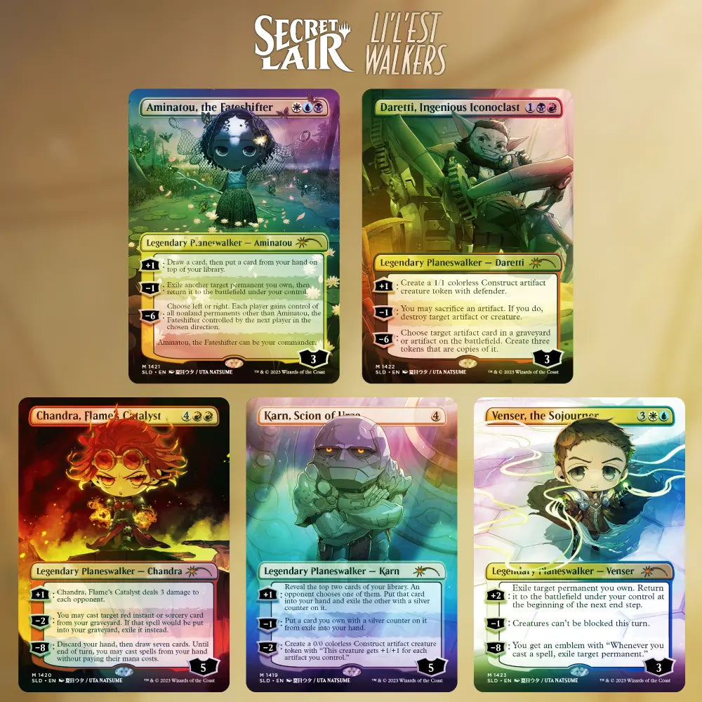 Secret Lair Drop: Li'l'est Walkers - Rainbow Foil Edition - Secret Lair Drop Series