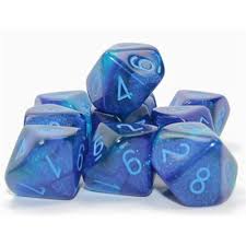 Chessex 7 Piece Polyhedral Dice Set
