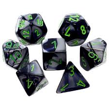 Chessex 7 Piece Polyhedral Dice Set