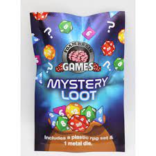 Mystery Loot Dice Set - 7 piece plastic with one metal