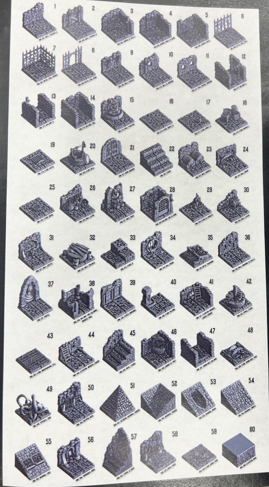 Dungeon - Modular Game Mat pieces