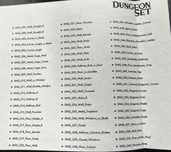 Dungeon - Modular Game Mat pieces