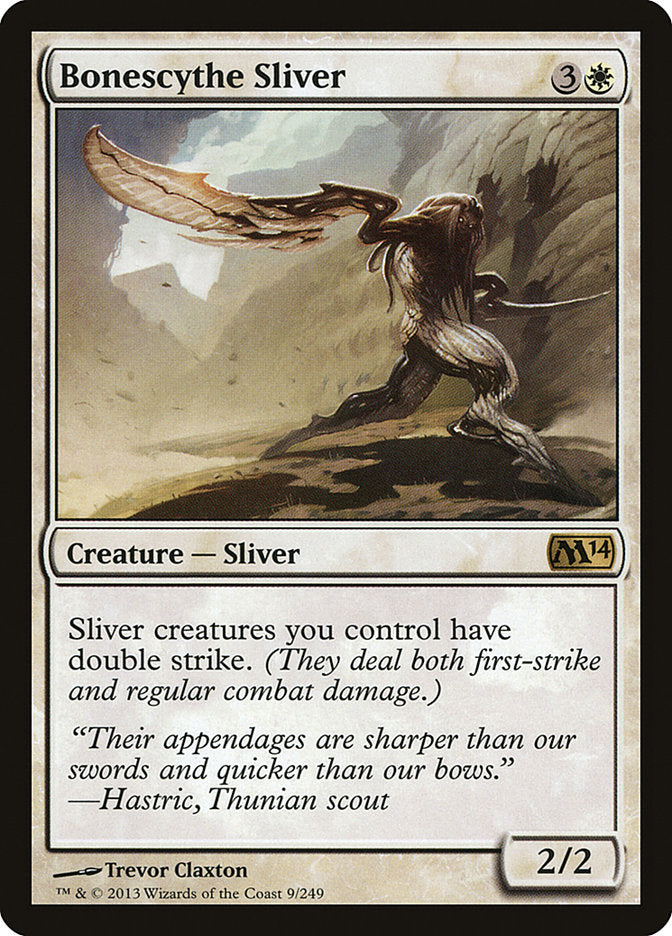 MTG - M14 - Bonescythe Sliver