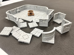 Medieval Town - Modular Tavern Tile Terrain Set