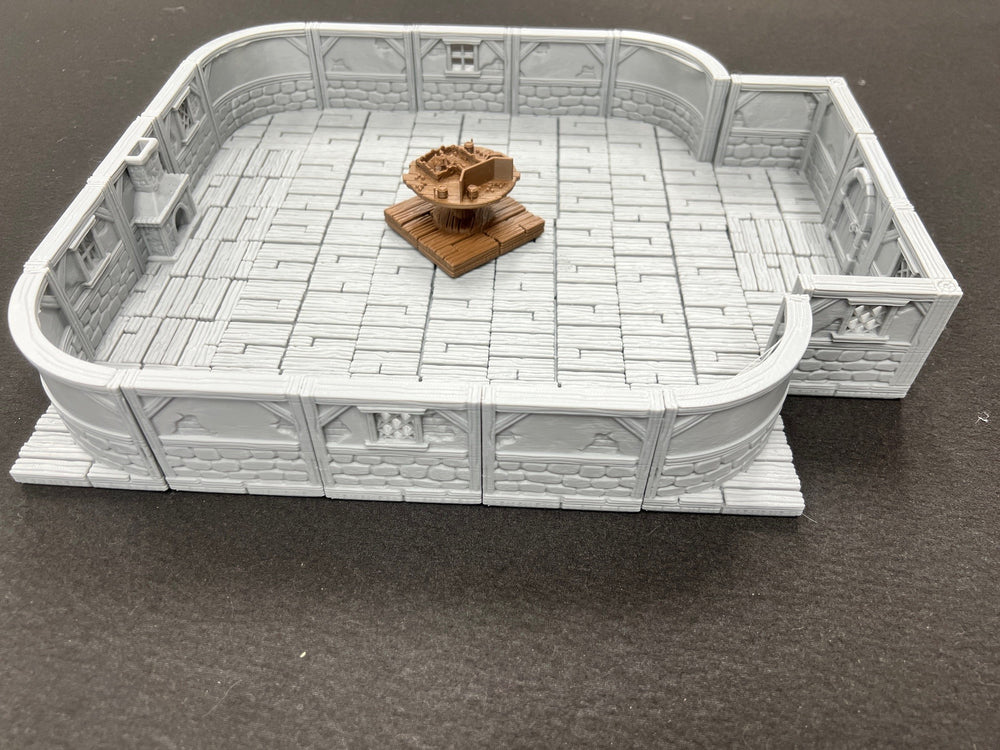 Medieval Town - Modular Tavern Tile Terrain Set