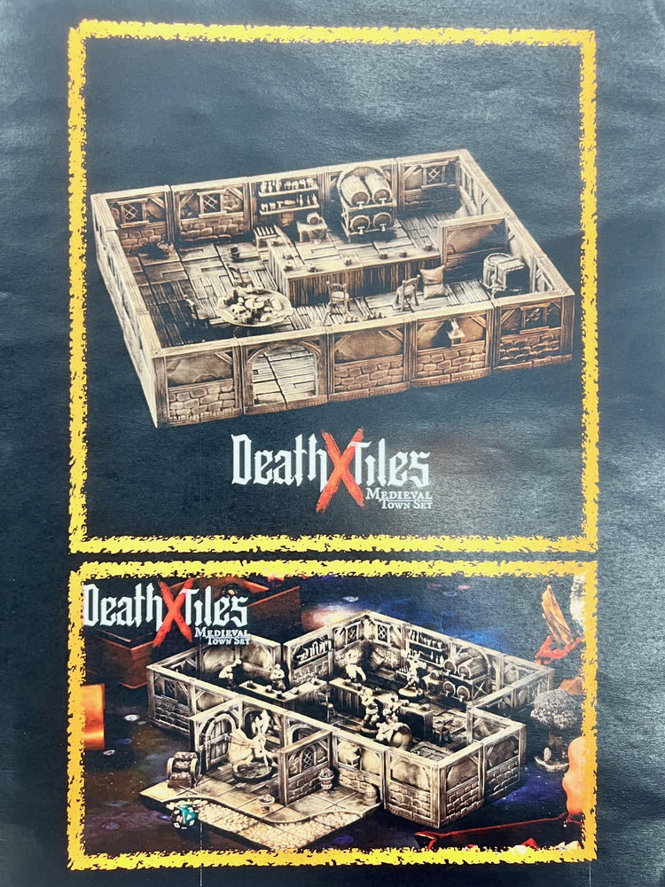 Medieval Town - Modular Tavern Tile Terrain Set