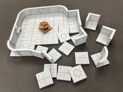 Medieval Town - Modular Tavern Tile Terrain Set