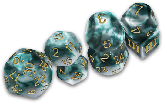 DCC FUNKY 7 THRACIAN SMOKY SACRIFICE DICE