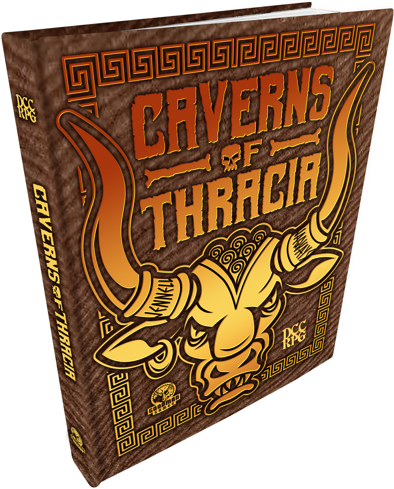 DCC RPG CAVERNS OF THRACIA LIMITED EDITION MINOTAUR HIDE COVER