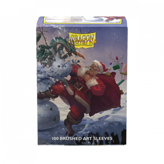 DRAGON SHIELD SLEEVES BRUSHED ART CHRISTMAS 2025 100CT
