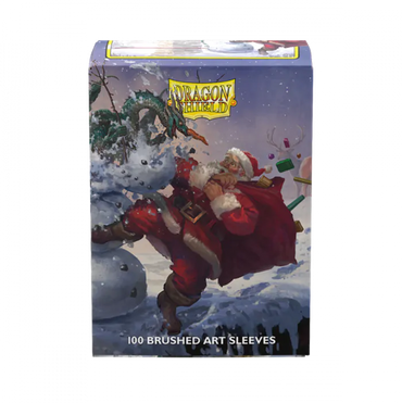 DRAGON SHIELD SLEEVES BRUSHED ART CHRISTMAS 2025 100CT