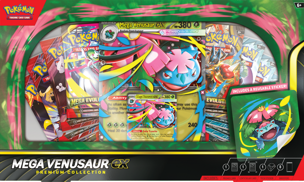 POKEMON MEGA VENUSAUR EX PREMIUM COLLECTION