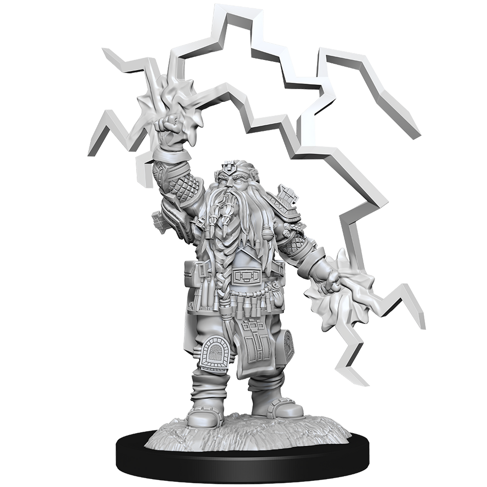 DND UNPAINTED MINIS WV14 DWARF CLERIC MALE