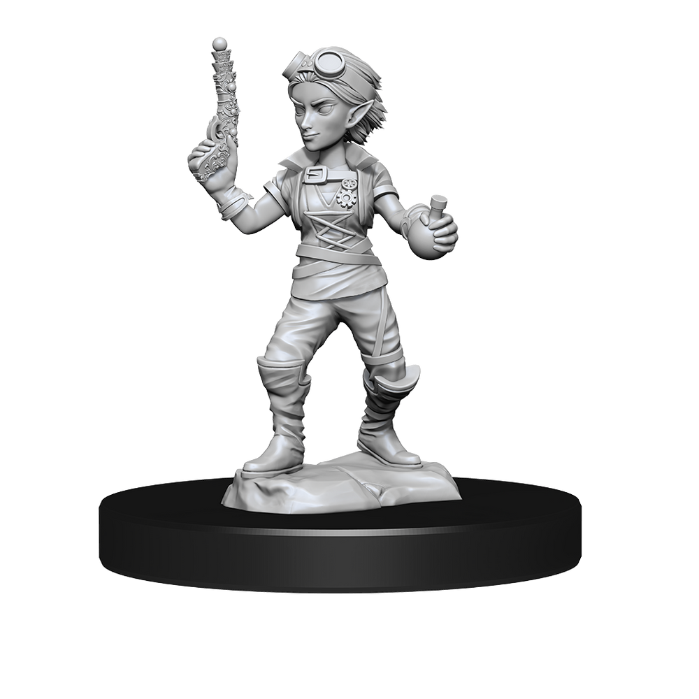 DND UNPAINTED MINIS WV14 GNOME ARTIFICER FEMALE
