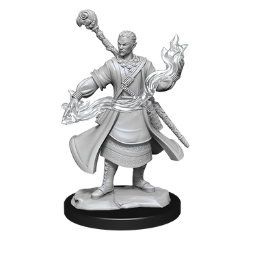 DND UNPAINTED MINIS WV14 HALF-ELF WIZARD MALE
