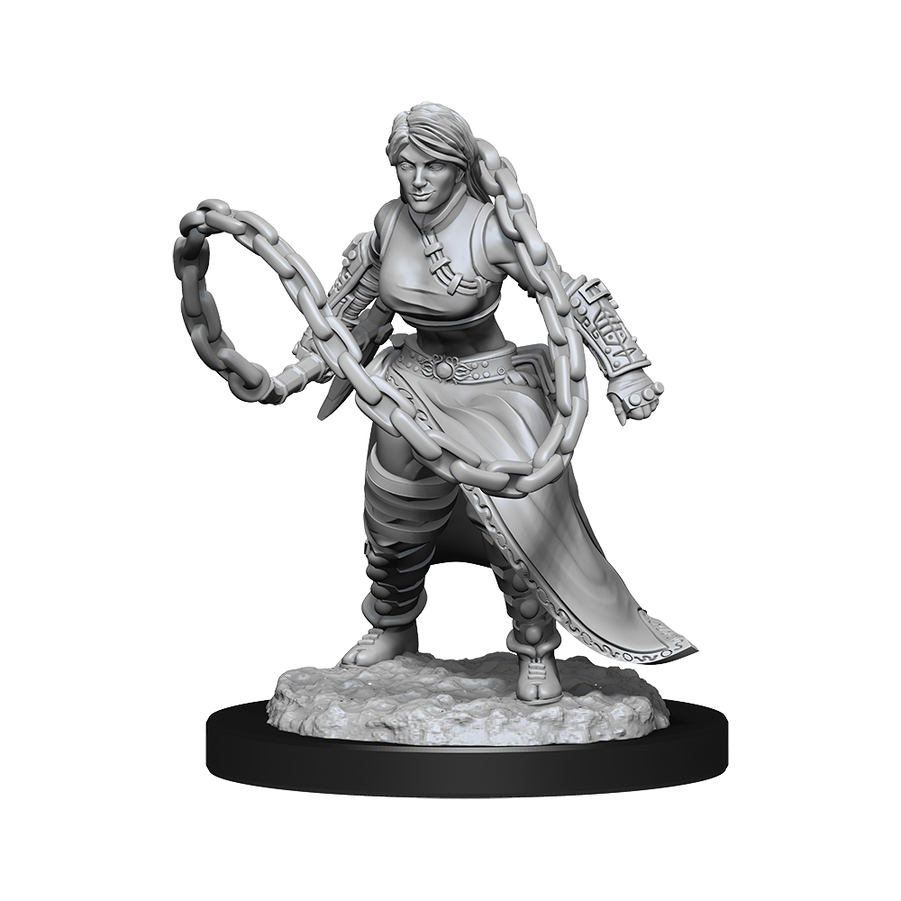 DND UNPAINTED MINIS WV14 HUMAN MONK FEMALE
