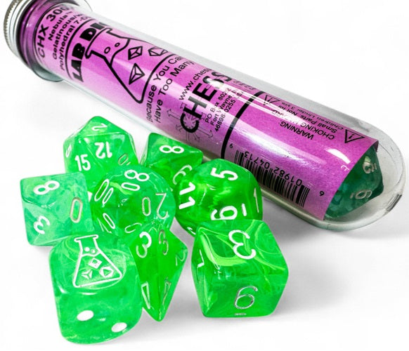 Chessex 7 Piece Polyhedral Dice Set