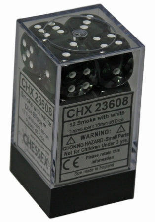 TRANSLUCENT 12D6 SMOKE/WHITE 16MM