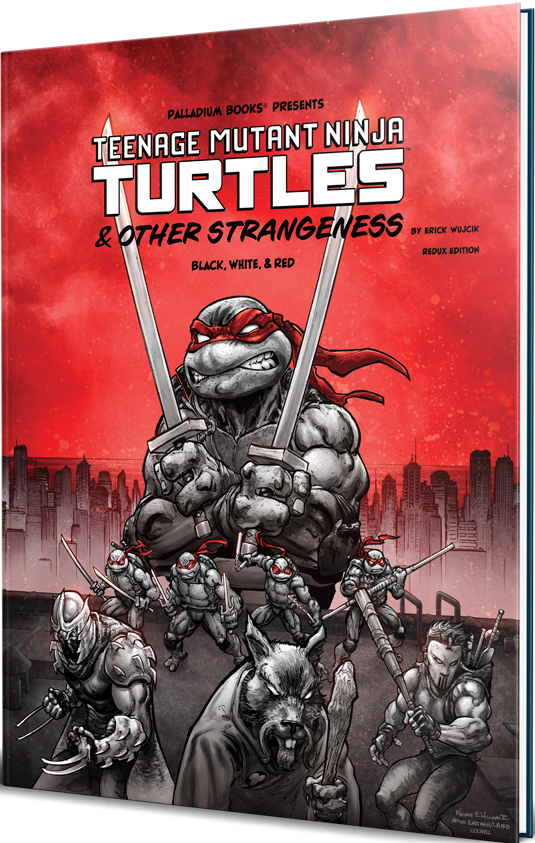 TMNT & OTHER STRANGENESS BLACK, WHITE & RED HC