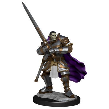 DND UNPAINTED MINIS WV15 HALF-ORC PALADIN MALE
