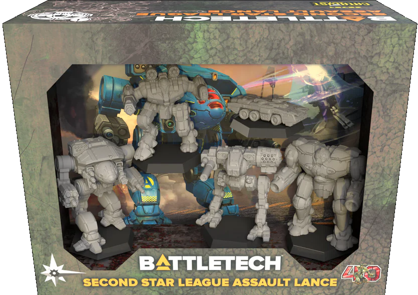 BATTLETECH SECOND STAR LEAGUE ASSAULT LANCE FORCEPACK