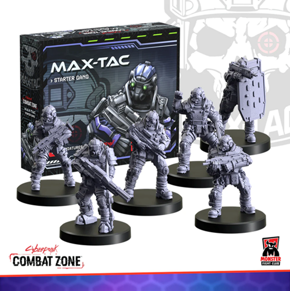 CYBERPUNK RED COMBAT ZONE MAX-TAC STARTER GANG