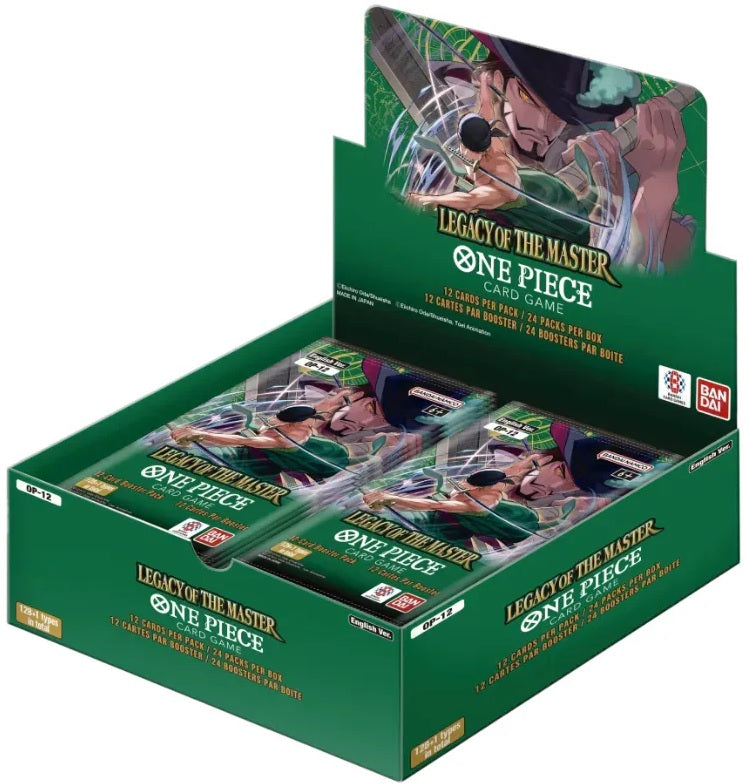ONE PIECE CG OP-12 LEGACY OF THE MASTER BOOSTER Sealed (12/24/12)